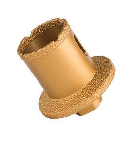 Foret diamant M14 brasé sous vide Golden Shark 40mm 60mm ouvre-trou de <span class=keywords><strong>bassin</strong></span>/évier - Product Image 1