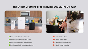 Nhà sản xuất có nguồn gốc tùy chỉnh Countertop nhà bếp chất thải disposer thực phẩm hữu cơ nhà chất thải Phân compost làm hộ gia đình ngoài trời - Product Image 4