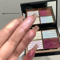HERORANGE Palette de fards à paupières Color-Block Dream Shadow, effet caméléon nacré, micro-paillettes éblouissantes, illuminateur pour les yeux