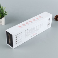 Boîte-cadeau en carton rigide de luxe à fermeture magnétique à couvercle rabattable de quantité minimale de commande basse personnalisée pour emballage de fer à lisser les cheveux plat