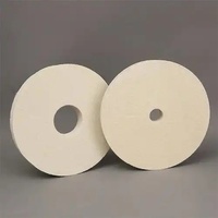 Tampon de polissage OEM 3-7 pouces en feutre 100 % polyester et laine, durable et résistant à l'abrasion, pour le polissage du verre automobile