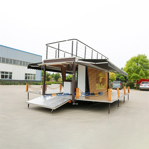 รถขายอาหารเคลื่อนที่พื้น2ND พร้อมห้องน้ำรถขายอาหารจานด่วนสำหรับร้านอาหารสำหรับเสิร์ฟเสื้อผ้าและอาหาร - Product Image 6