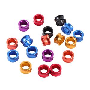 Bague d'identification en aluminium pour oiseaux, pour l'entraînement en vol en extérieur et la course, sans numéro de série, multicolore - Product Image 1
