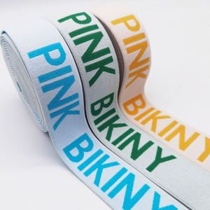 Sangle en nylon/polyester de haute qualité, personnalisée, résistante, à motif en treillis, élastique, haute visibilité, imprimée, vêtements Yusen - Product Image 6