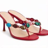 Vente directe d'usine OEM ODM Chaussures pour femmes de style vintage de luxe à bout carré arrondi pour un usage quotidien au bureau