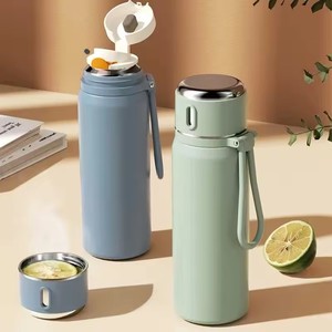 600ML Stainless Steel Thermal Water Bottle Keep Cold and Hot Thermo Cafe Coffee Mug Leakproof Travel <strong>Thermos</strong> Bottle for <strong>Tea</strong> - Product Image 6