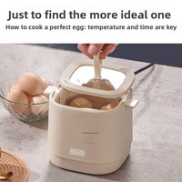 Cuiseur à œufs électrique, cuiseur vapeur multifonctionnel, arrêt automatique, petit cuiseur intelligent pour la maison, gadget pour le petit-déjeuner