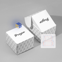 Mini boîte de papier de carton ondulé pliable personnalisée Emballage de produit écologique Petites boîtes pour paquet cadeau