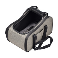 Nouveauté : Siège rehausseur 2-en-1 pour animaux de compagnie, en denim Oxford, transporteur de luxe pour chien pour voiture