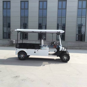 Hot--sale 2 Seaters Golf Buggy Electric White Golf Cart Housekeeping Golf Cart With Cargo <b>Box</b> Closed Truck - Product Image 3