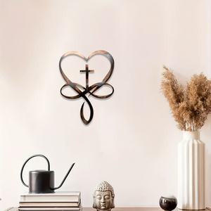 ขอ<span class=keywords><strong>ง</strong></span>ตกแต่งผนังรูปหัวใจกา<span class=keywords><strong>ง</strong></span>เขนโลหะ - <span class=keywords><strong>ง</strong></span>านศิลปะเหล็กคริสเตียนสำหรับตกแต่<span class=keywords><strong>ง</strong></span>บ้าน โบสถ์ ขอ<span class=keywords><strong>ง</strong></span>ขวัญทา<span class=keywords><strong>ง</strong></span>ศาสนา - Product Image 5