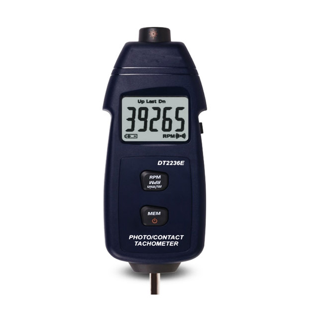 Non-contact and Contact Measurement Tachometer DT2236E Digital Display
