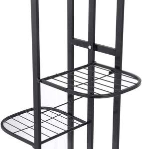 कस्टम इको फ्रेंडली इनडोर छोटे पैकेज वेस रोशनी फोल्डेबल 3 टियर प्लास्टिक प्लांटर स्टैंड बर्तन और पौधों के लिए स्टैंड - Product Image 4