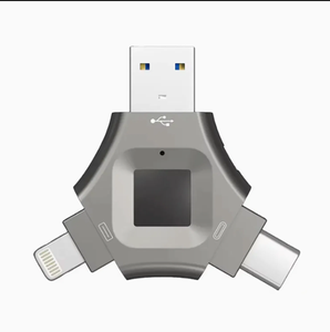 3 trong 1 công nghệ cao an ninh USB đầu đọc dấu vân tay 64GB 128GB 256GB 512GB an toàn Ổ Đĩa Bút USB <span class=keywords><strong>Flash</strong></span> <span class=keywords><strong>Drive</strong></span> - Product Image 6