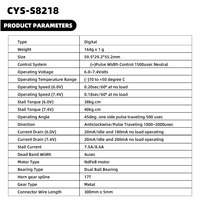 Vente chaude usine : Servomoteur numérique haute précision 40 kg à couple élevé pour avions RC grand format, robotique et pièces de bras robotiques DIY