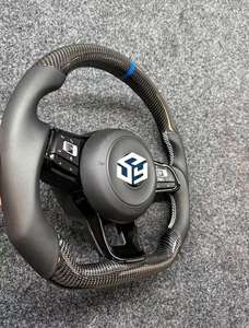 Volant en cuir GTI VW Volkswagen compatible avec les modèles Golf 6 7 <span class=keywords><strong>R</strong></span> Series Passat B8 Mk7 Mk8 <span class=keywords><strong>Arteon</strong></span> CC Jetta Series - Product Image 6