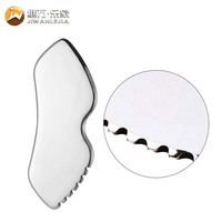Jiwan Lejia Outil de massage corporel en acier inoxydable, mini gratteur Guasha pour le visage et le cou, usage domestique et commercial, vente chaude