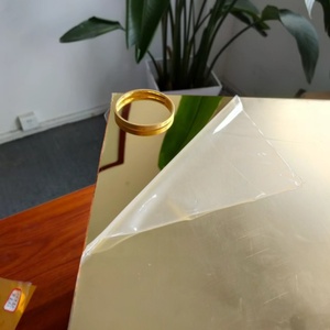 Chinaplas Acrylic Hộp plinth đứng tùy chỉnh kích thước vàng gương Acrylic Hộp hiển thị - Product Image 3