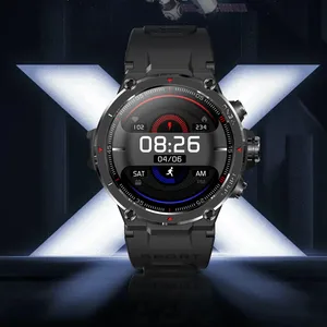 Professional mountaineering HM03 outdoor smart watch 1.3 inch HD screen BT call function Men's custom digital watchPK K22 k56pro