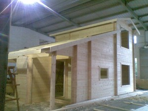 Cabane en bois préfabriquée mobile pour touristes en Inde - Product Image 6