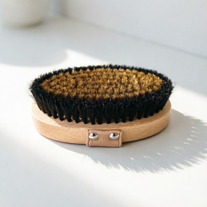 Spazzola per il Corpo in Legno Naturale Ecologico di Alta Qualità con Setole di Cinghiale per Pelle Secca, Esfoliante per Cellulite e Trattamenti SPA - Product Image 6