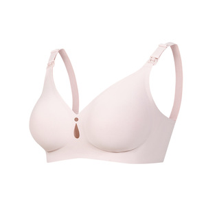 Sujetador de lactancia de maternidad con hebilla frontal de una pieza de gran tamaño, ropa íntima de embarazo de verano antiflacidez y delgada - Product Image 5