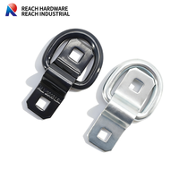Anneaux d'arrimage en D robustes Q235 3/8\" 10 mm, ancrages encastrés pour cargaisons/remorques, camions, bateaux, pièces de remorque
