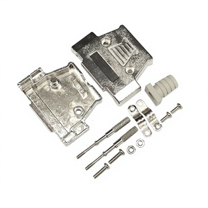 Conectores D-SUB de Entrega Rápida, 25 Pines, 44 Pines, Aleación de Zinc, Revestimiento de Níquel, Certificación RoHS, Uso Electrónico en Computadoras, DB25 HDB44, Cubierta Metálica - Product Image 1
