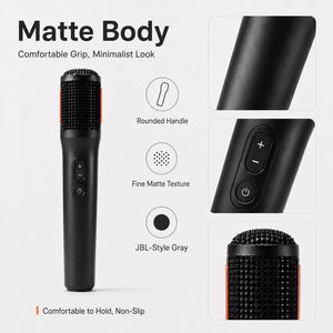<span class=keywords><strong>Microphone</strong></span> sans fil à condensateur portable deux-en-un à bande U, à directivité omnidirectionnelle pour le chant en direct et le streaming - Product Image 5