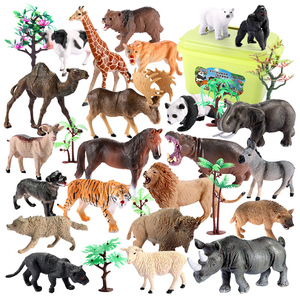 Juguetes al por Mayor, 33 Piezas <span class=keywords><strong>de</strong></span> Figuras <span class=keywords><strong>de</strong></span> <span class=keywords><strong>Animales</strong></span> <span class=keywords><strong>de</strong></span> Granja <span class=keywords><strong>Realistas</strong></span>, Huecas, Modelo Salvaje, <span class=keywords><strong>de</strong></span> Plástico, Venta al por Mayor - Product Image 2