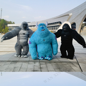 할로윈 모피 동물 카니발 워킹 원피스 세트 모피 마스코트 의상 풍선 의상 마스코트 성인 고릴라 원숭이 - Product Image 2