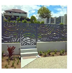 Panneaux de jardin décoratifs en acier inoxydable, unités, découpé au Laser personnalisés, panneaux de clôture en aluminium, feuille de métal en acier inoxydable