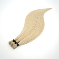 Nano Link Extensions de cheveux humains russes de qualité supérieure, double tirage, cuticules intactes, couleur 603, pointe anneau, mèches premium, qualité fournisseur haut de gamme