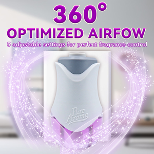 Diffuseur <span class=keywords><strong>d</strong></span>'huiles essentielles électrique personnalisé avec logo, ensemble chauffe-huile parfumé pour la maison et le bureau, avec recharge de 20 ml - Product Image 4
