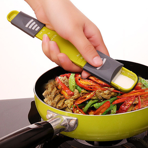 Có thể điều chỉnh Đo cup đôi cuối tám quầy hàng có thể điều chỉnh quy mô đo thìa đo lường muỗng nướng công cụ phụ kiện nhà bếp - Product Image 2