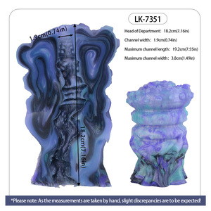 LK-7351 Tentacle Donut Fantasy Creature Silicone Male Stroker, Octopus Design, Single Channel, Strong Enveloping Sensation - Product Image 6