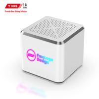Altavoz Inalámbrico Multifunción en Forma de Cubo, Altavoz Compacto de Escritorio con Entrada AUX y Tarjeta TF para Uso Diario en el Hogar y la Oficina, Venta al Por Mayor