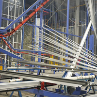 Profils de mur-rideau en aluminium extrudé sur mesure en alliage 6063, thermolaqués, pour système structurel de vitrage de clôture de jardin