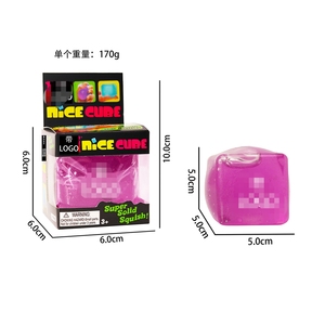 Red, green, orange, pink ice cubes, <strong>Nido</strong> squeeze toys, soft and tactile toys, squeeze toys - Product Image 1