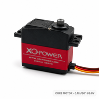 Servomotor de 40KG de Alto Torque, Servo Digital XQ POWER XQ-S3240M con Engranaje de Titanio, Resistente al Agua, para Brazo Robótico, Coche RC, Venta al Por Mayor OEM 6.8V