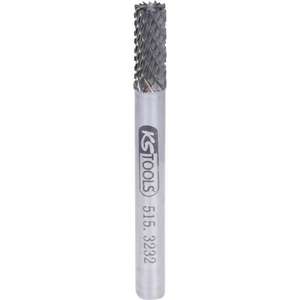 KS TOOLS - 515.3236 Hard metal cylinder rotary burr form A with <b>spur</b> <b>gearing</b> - EAN 4042146256886 DRILL BITS OTHER DRILL BITS - Product Image 1