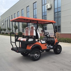 Carrito de Golf Eléctrico de Lujo para 4 Pasajeros, Diseño de Neumáticos Todoterreno, Buggy Turístico para Transporte en Villas y Comunidades - Product Image 6