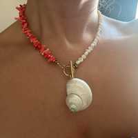Collar de Conchas Irregulares de Verano para Vacaciones en la Playa, Resistente al Agua y al Desgaste, con Diseño Personalizado para Mujer, Estilo Europeo y Estadounidense