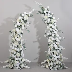 Y-Q061 New artificial flower arch backdrop wedding arch flowers decorative flower arch for wedding decoration