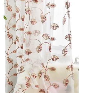 Cortinas transparentes con bordado Floral encantador 2024, ribete de encaje de estilo americano <span class=keywords><strong>para</strong></span> cortinas blancas elegantes <span class=keywords><strong>para</strong></span> la sala de estar - Product Image 6