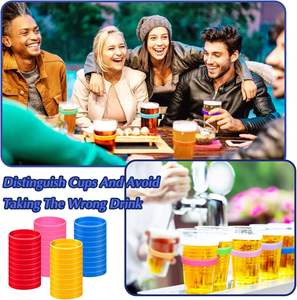 สายรัดข้อมือซิลิโคนกันน้ำสายรัดข้อมือซิลิโคนนูนกำไลข้อมือยางจำนวนมากยืดได้แบบแข็งสำหรับเกมของขวัญ - Product Image 6