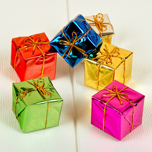 Nouveau produit, décoration <span class=keywords><strong>de</strong></span> fête personnalisée, gadgets pour la maison, fête en plein air, mini boîte cadeau suspendue, décoration <span class=keywords><strong>de</strong></span> sapin <span class=keywords><strong>de</strong></span> Noël - Product Image 5
