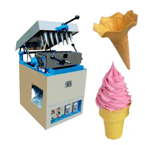 new design inflatable soft ice cream wafer cone forming machine for sale