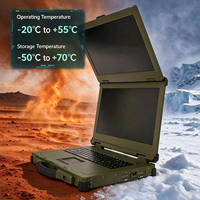Ordinateur portable industriel robuste, étanche IP65, 15,6 pouces, double écran, lisible en plein soleil, Intel i9-13900HK, DDR5, GPU MXM