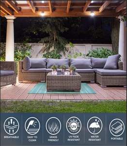 Silla de playa portátil plegable de ocio al aire libre de fabricantes, silla trasera para acampar, sillón, asiento plegable para acampar con alfombrillas de playa - Product Image 4